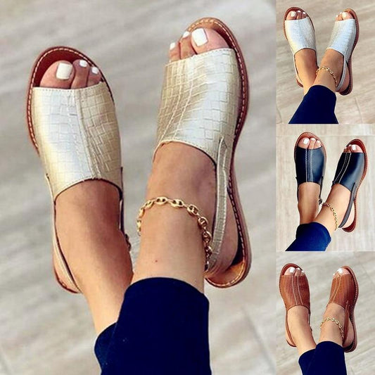 Sandals - Simple PU Slippers