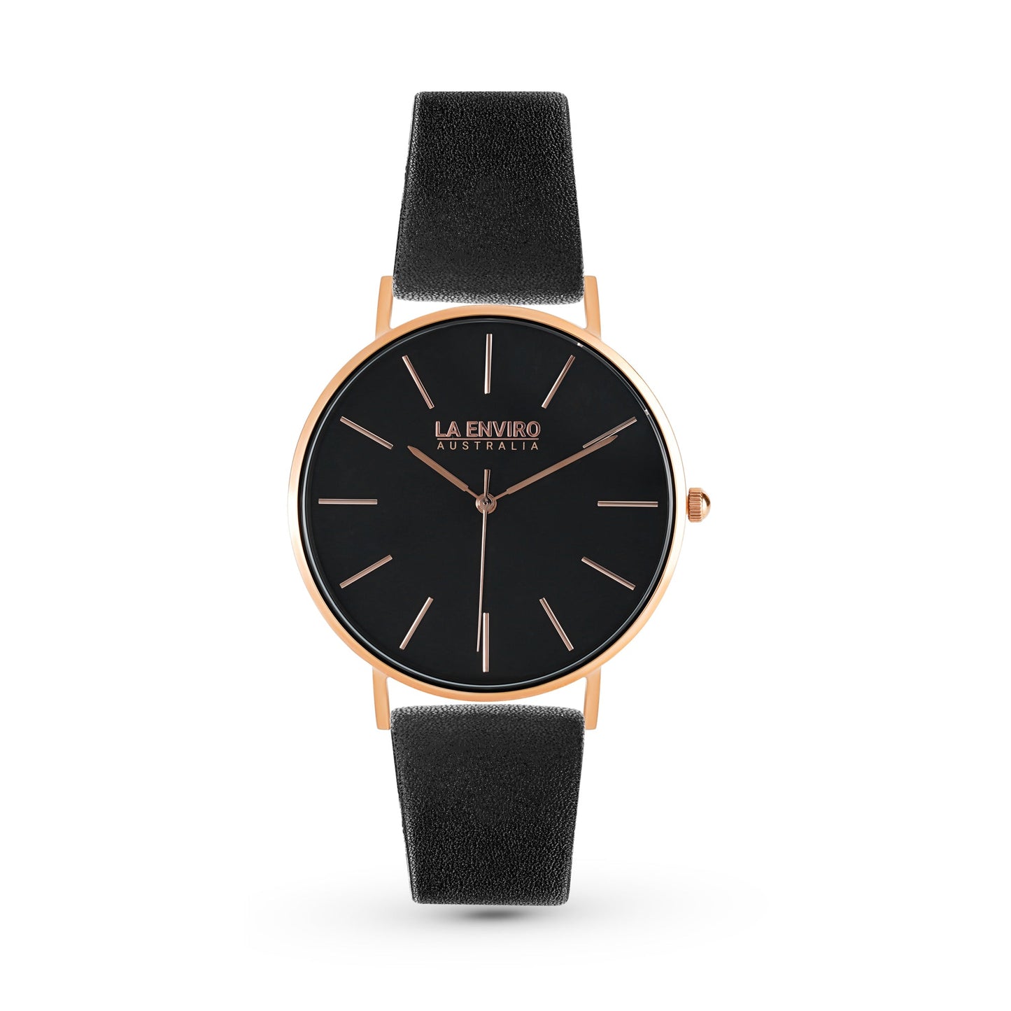 ROSE GOLD WITH BLACK STRAP I CLASSIC 40 MM-0