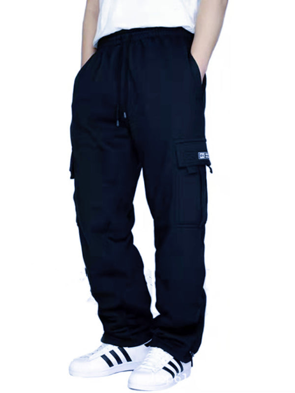 Loose Overalls Trousers - Sports and Leisure Loose Foot Multi-Pocket Tether