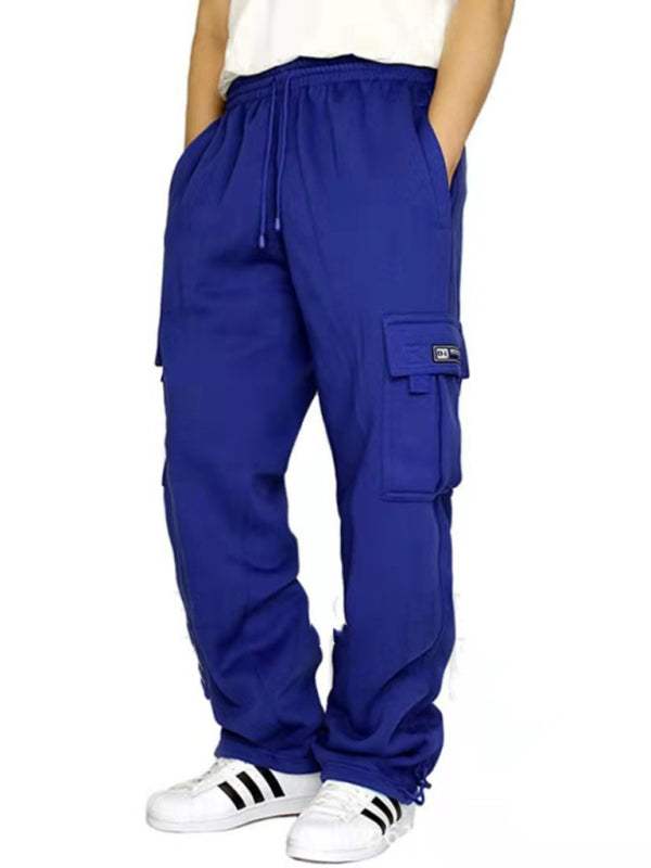 Loose Overalls Trousers - Sports and Leisure Loose Foot Multi-Pocket Tether