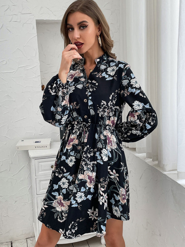 Base Fashion Dress Long - Sleeved Long - Sleeved base fashion dress