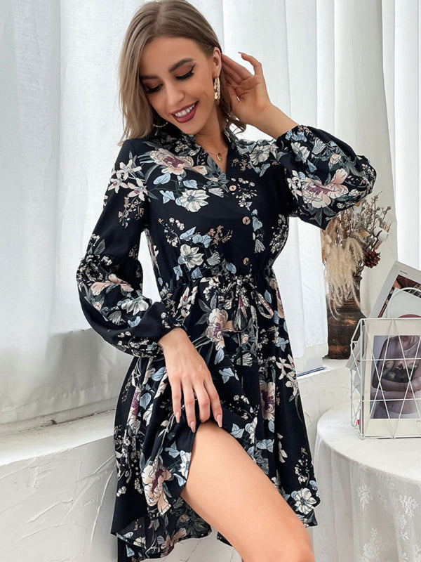 Base Fashion Dress Long - Sleeved Long - Sleeved base fashion dress