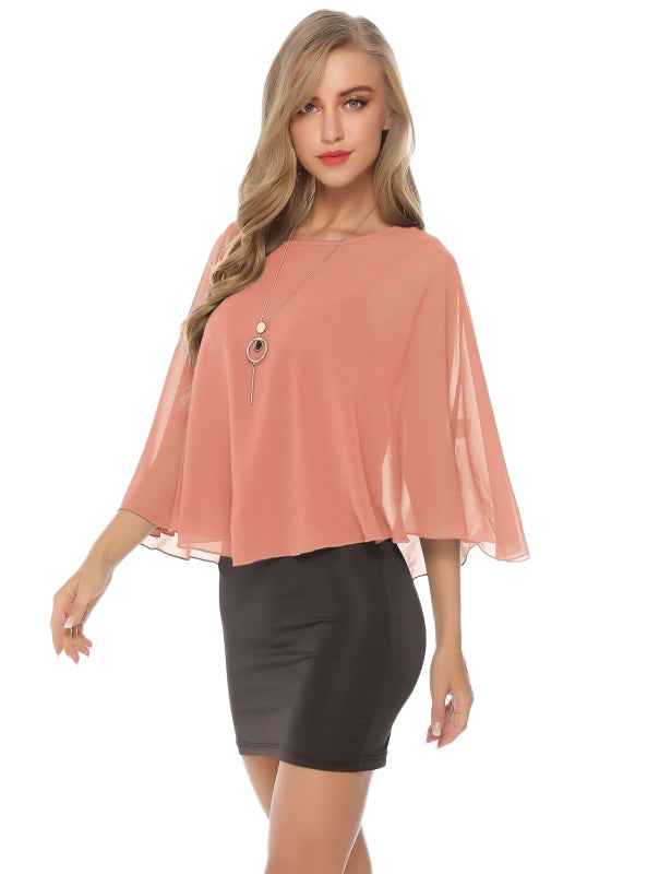 Fashion All-Match Casual Ladies Chiffon Cape