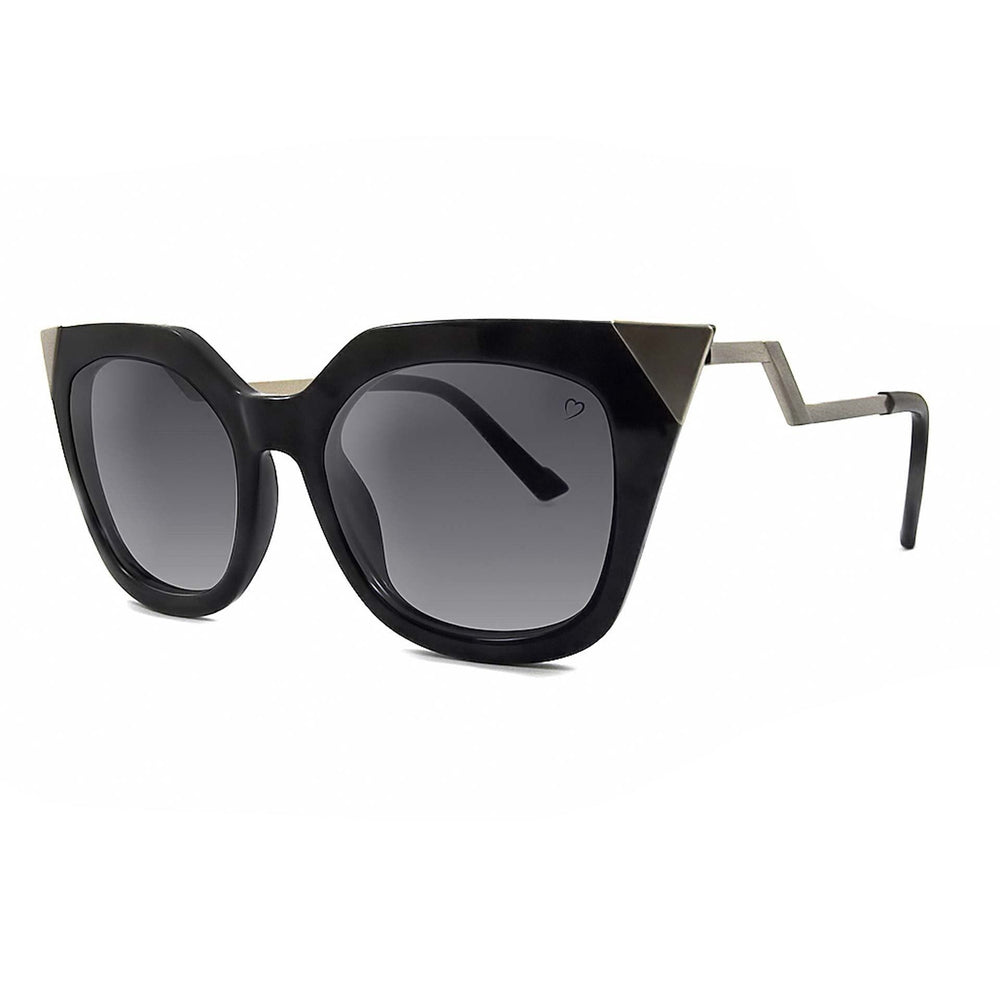 Ruby Rocks - Metal Tip And Angled Temple 'Mykonos' In Black