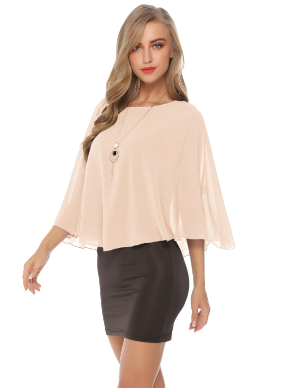 Fashion All-Match Casual Ladies Chiffon Cape
