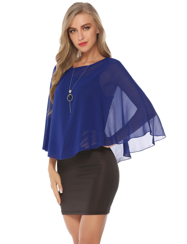 Fashion All-Match Casual Ladies Chiffon Cape