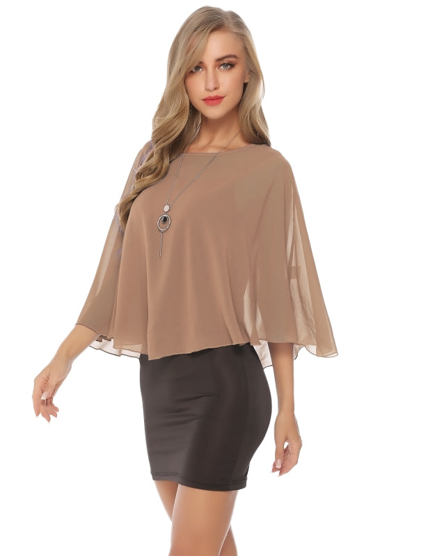 Fashion All-Match Casual Ladies Chiffon Cape