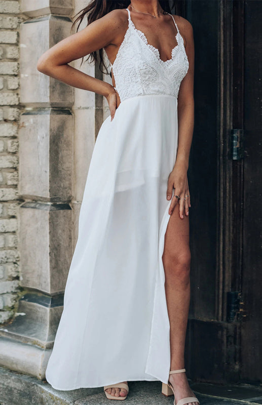 Fashion Halter Top Dress