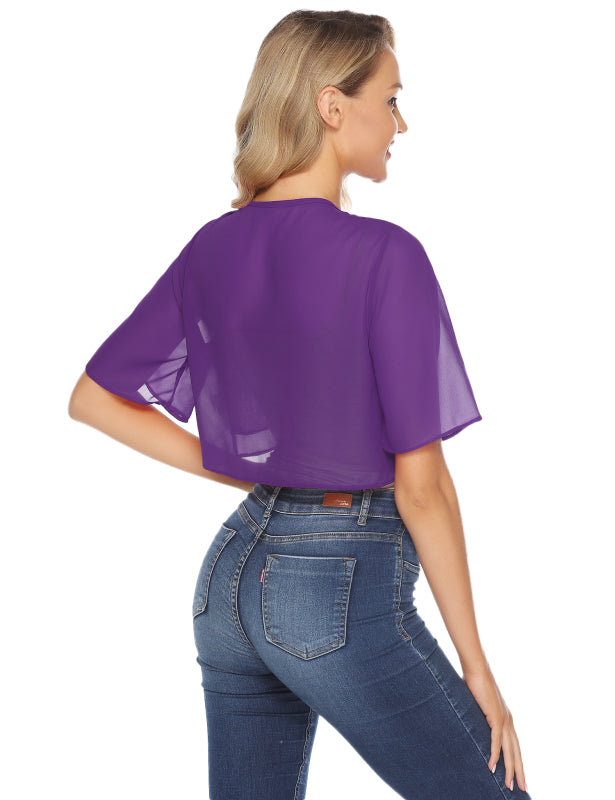 Fashion All-Match Casual Ladies Chiffon Cape