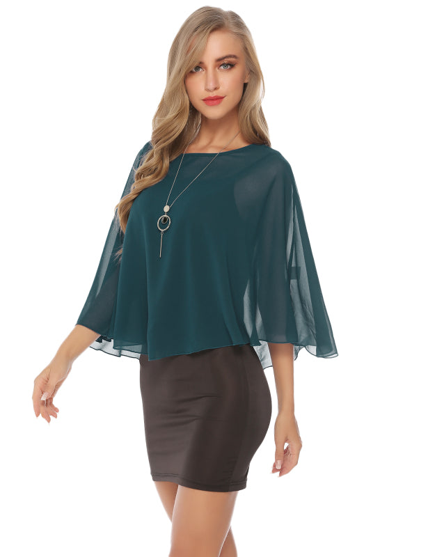 Fashion All-Match Casual Ladies Chiffon Cape