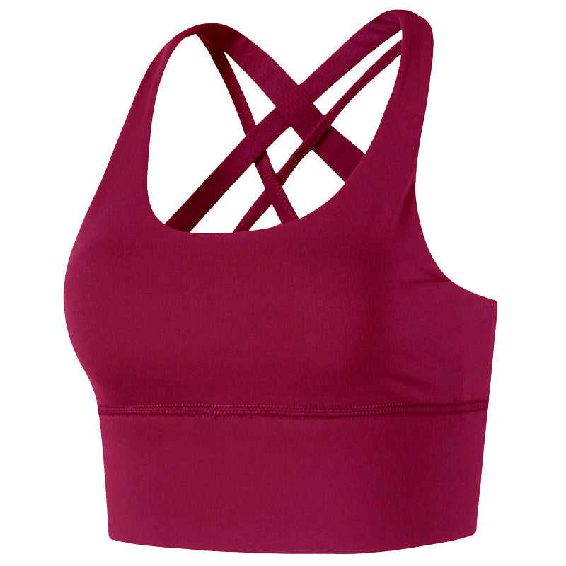 New sports underwear women's shockproof running fitness vest quick-drying bra