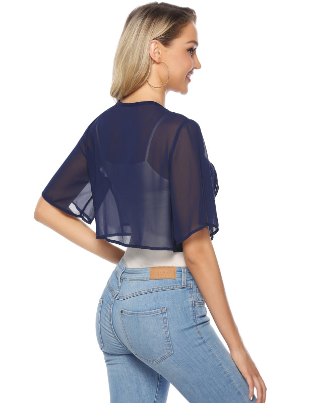 Fashion All-Match Casual Ladies Chiffon Cape