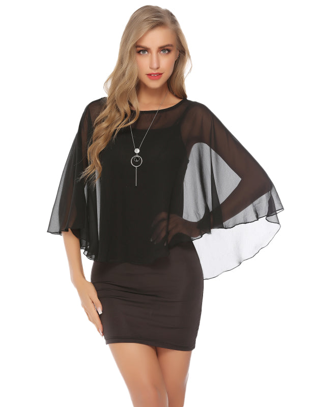 Fashion All-Match Casual Ladies Chiffon Cape