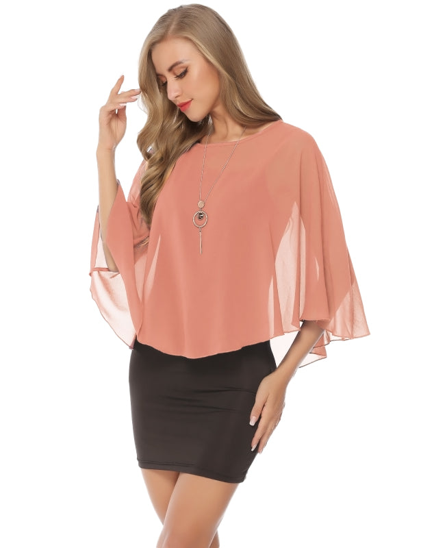 Fashion All-Match Casual Ladies Chiffon Cape