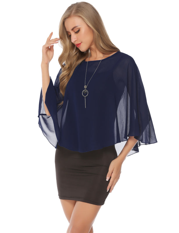 Fashion All-Match Casual Ladies Chiffon Cape