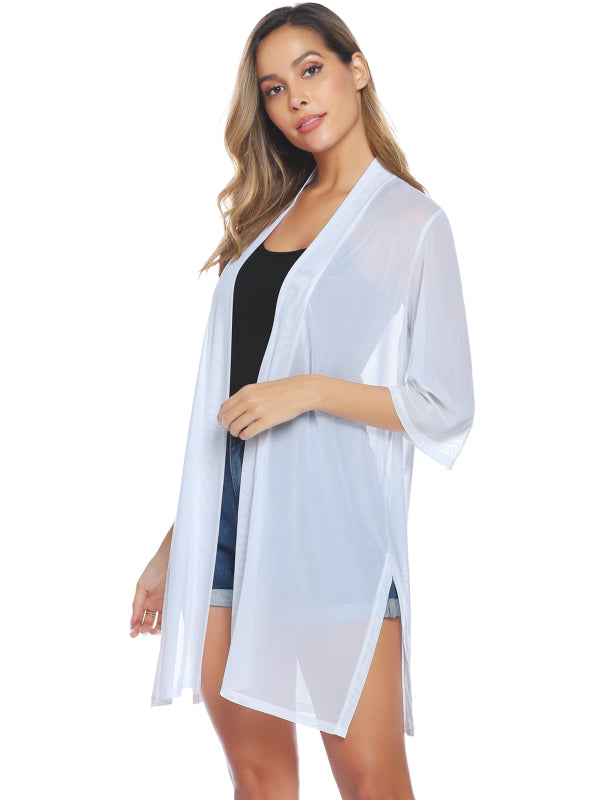 Fashion All-Match Casual Women'S Mesh Cardigan