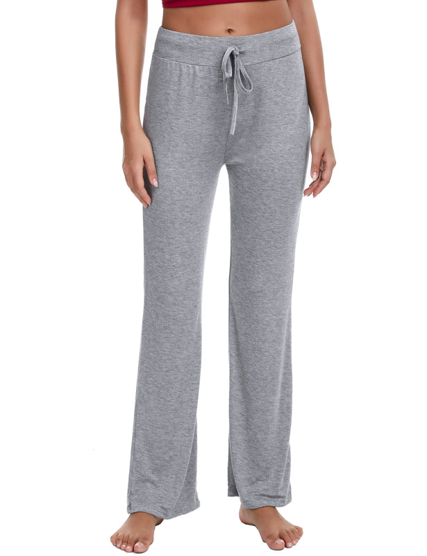 Women's
Wide Waist Pocket Adjustable Modal Straight Fit Yoga Pants