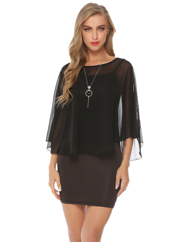 Fashion All-Match Casual Ladies Chiffon Cape