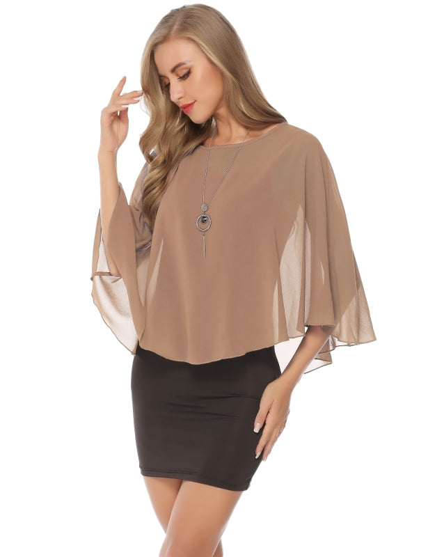 Fashion All-Match Casual Ladies Chiffon Cape