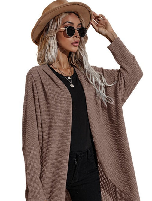 Casual Fashion Ladies Solid Color Cardigan