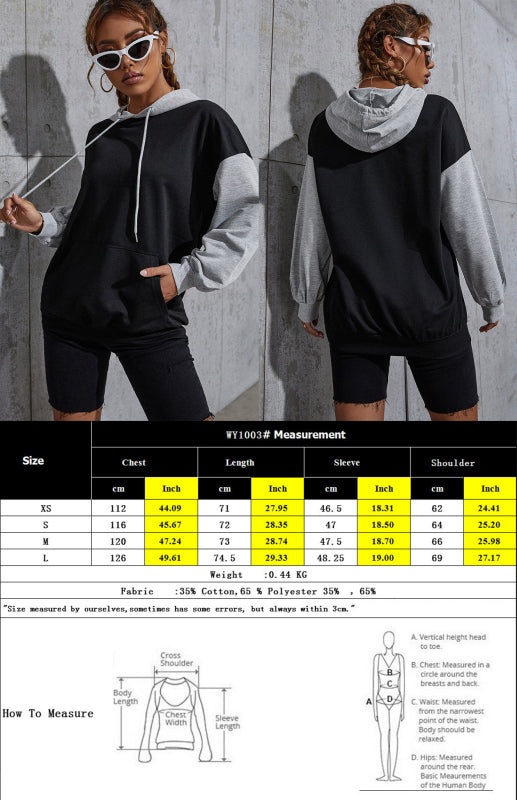 Women's Fashion Trend Patchwork Casual Top
