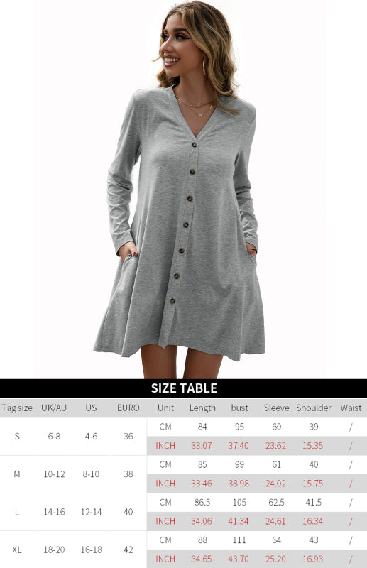 V-Neck Button Placket Knitted Cardigan