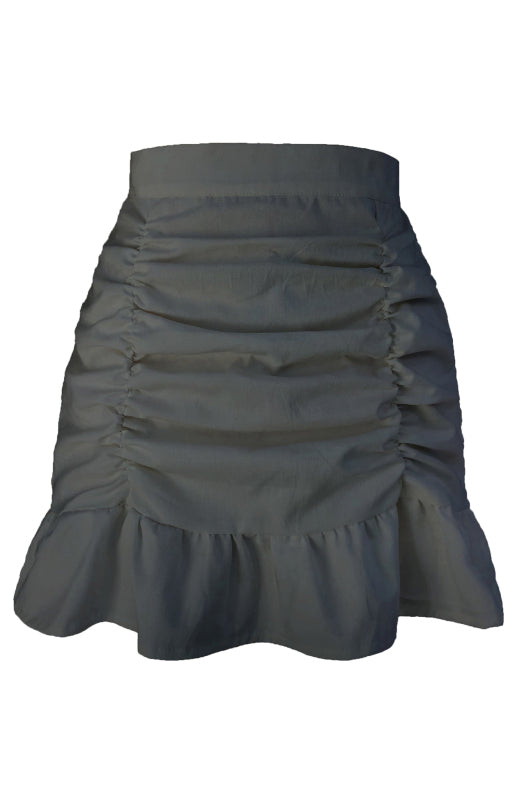 Skirt - Ruffle High-Waisted Hip Fishtail