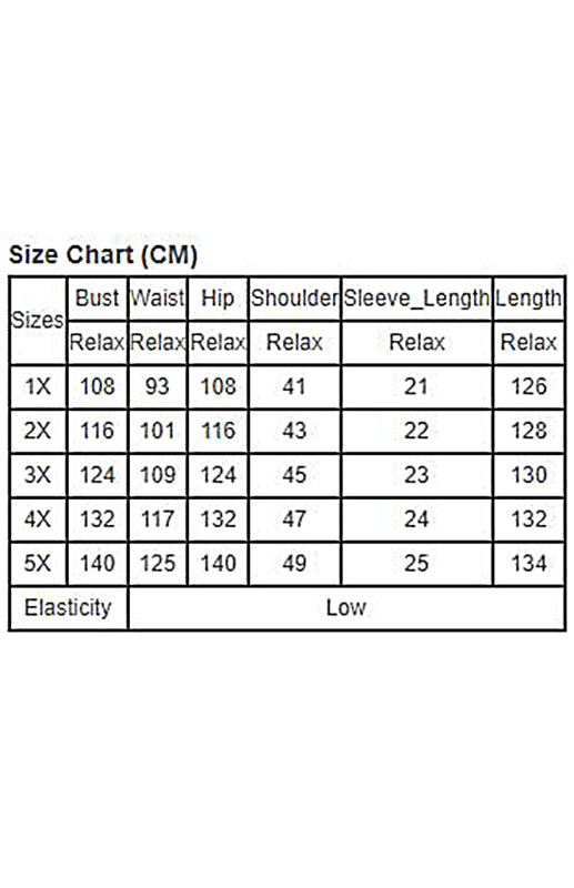 Plus size Striped Crew Neck Short Sleeve Midi Dress