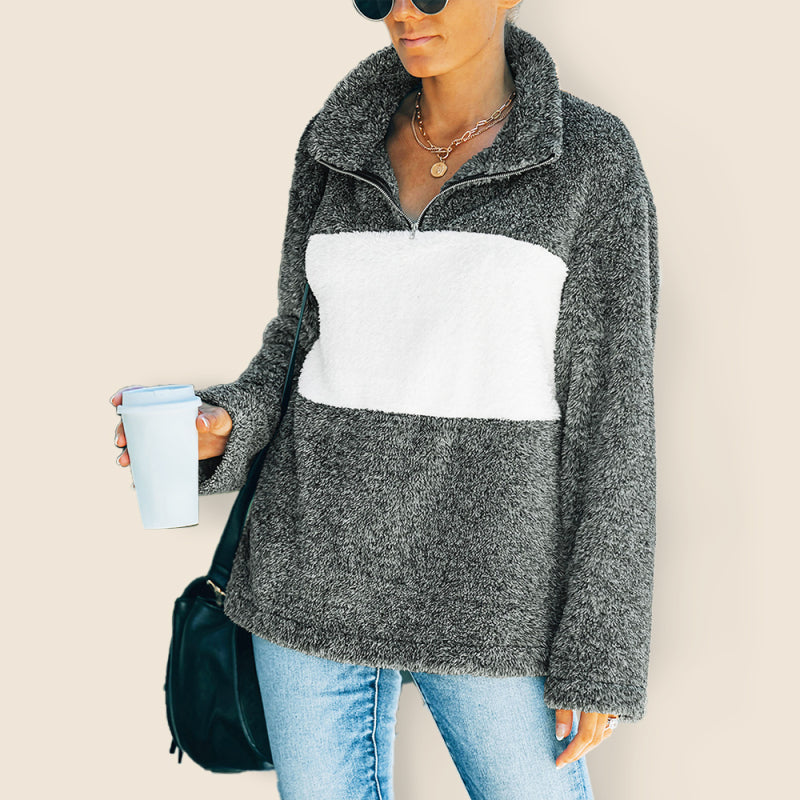 Autumn and winter new style imitation lamb wool coat
