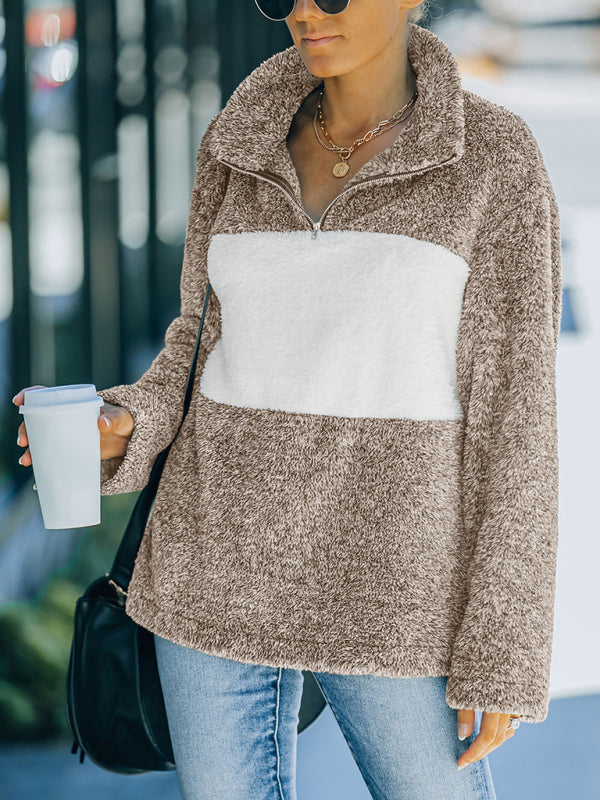 Autumn and winter new style imitation lamb wool coat