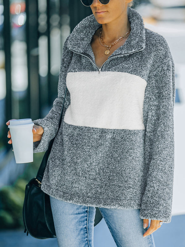 Autumn and winter new style imitation lamb wool coat