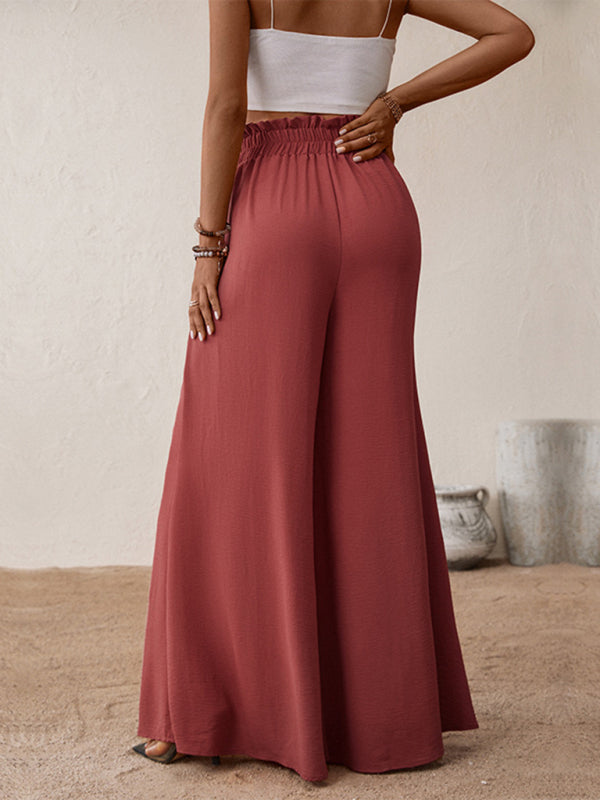 Fashion Wide Pants - Big Horn - Solid Colour