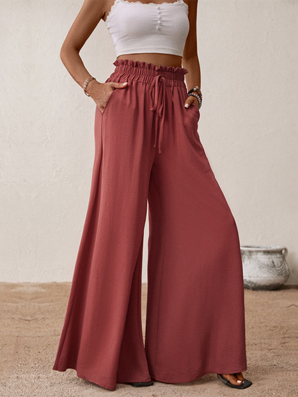 Fashion Wide Pants - Big Horn - Solid Colour