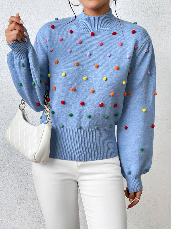 Sweater - Color Beaded Knitwear