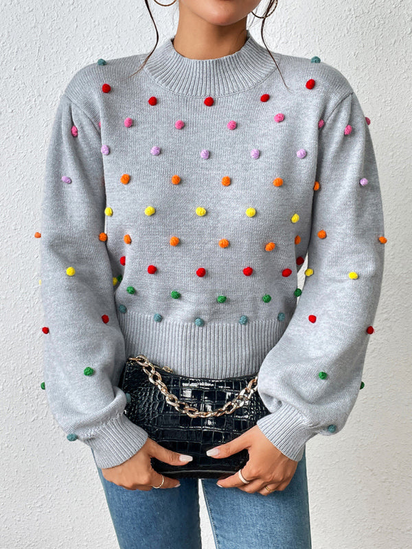 Sweater - Color Beaded Knitwear