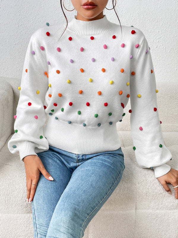 Sweater - Color Beaded Knitwear