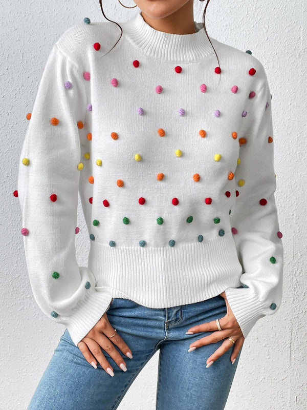 Sweater - Color Beaded Knitwear