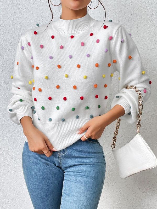 Sweater - Color Beaded Knitwear