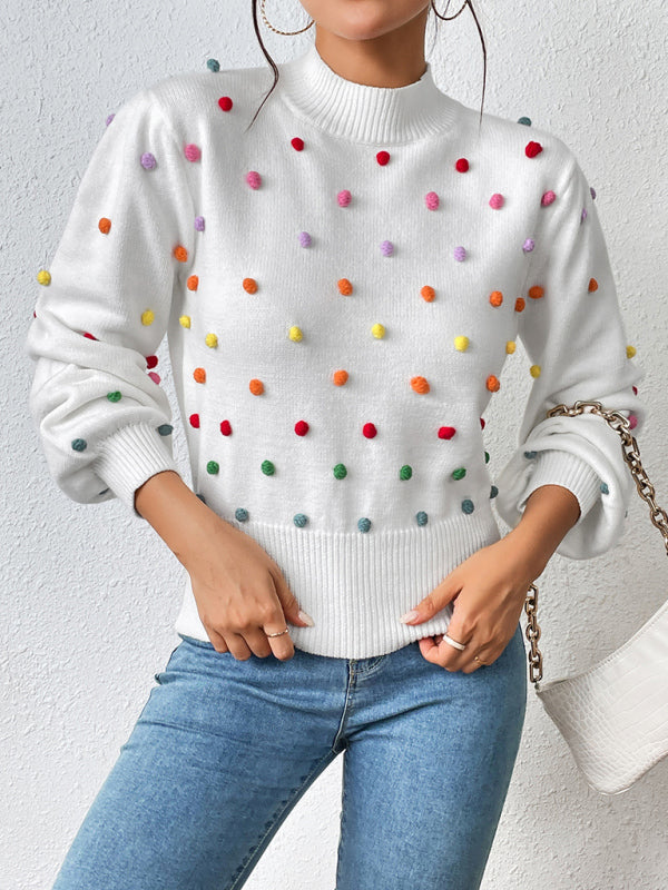 Sweater - Color Beaded Knitwear