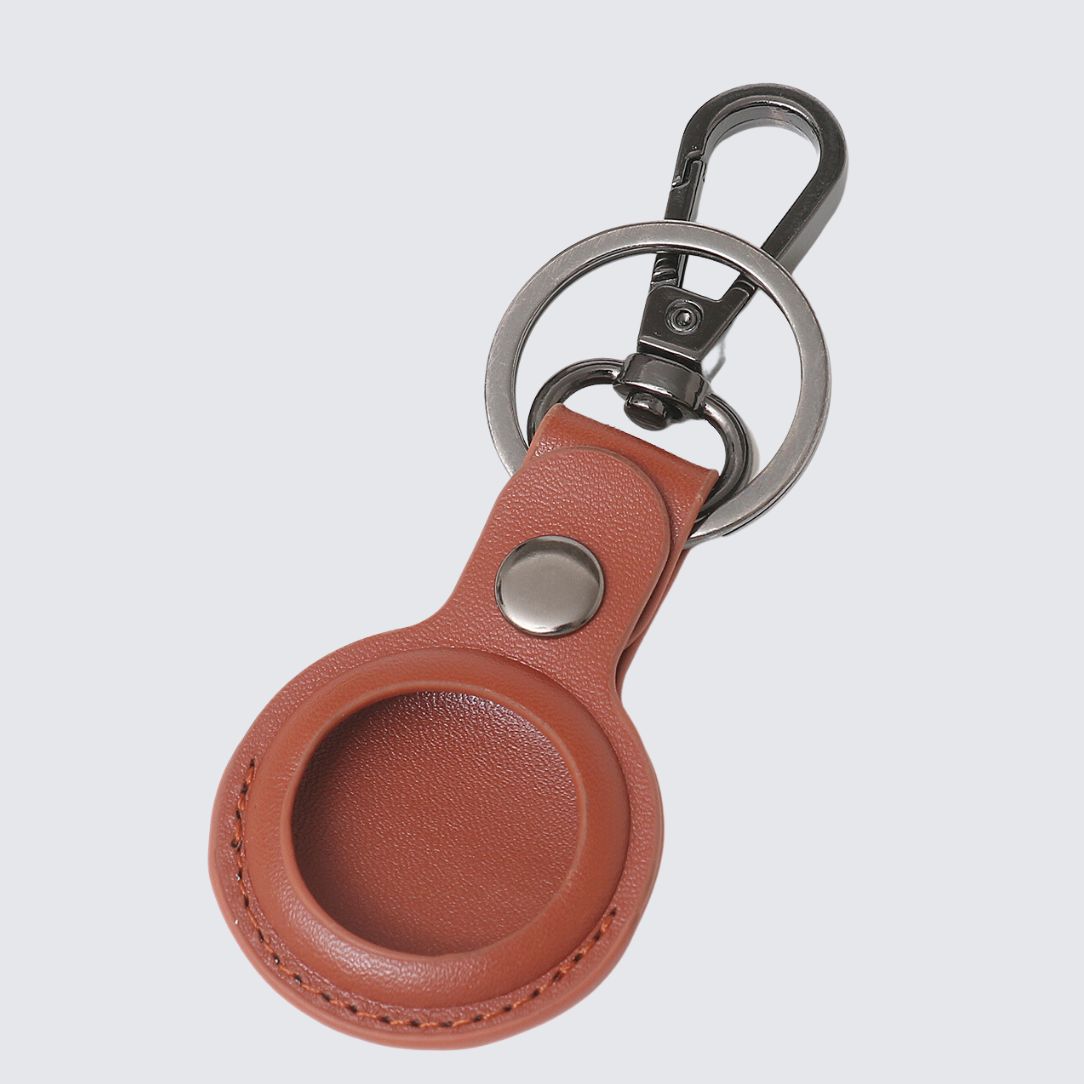 TILBA Airtag Keyring X 2 I Tan-3