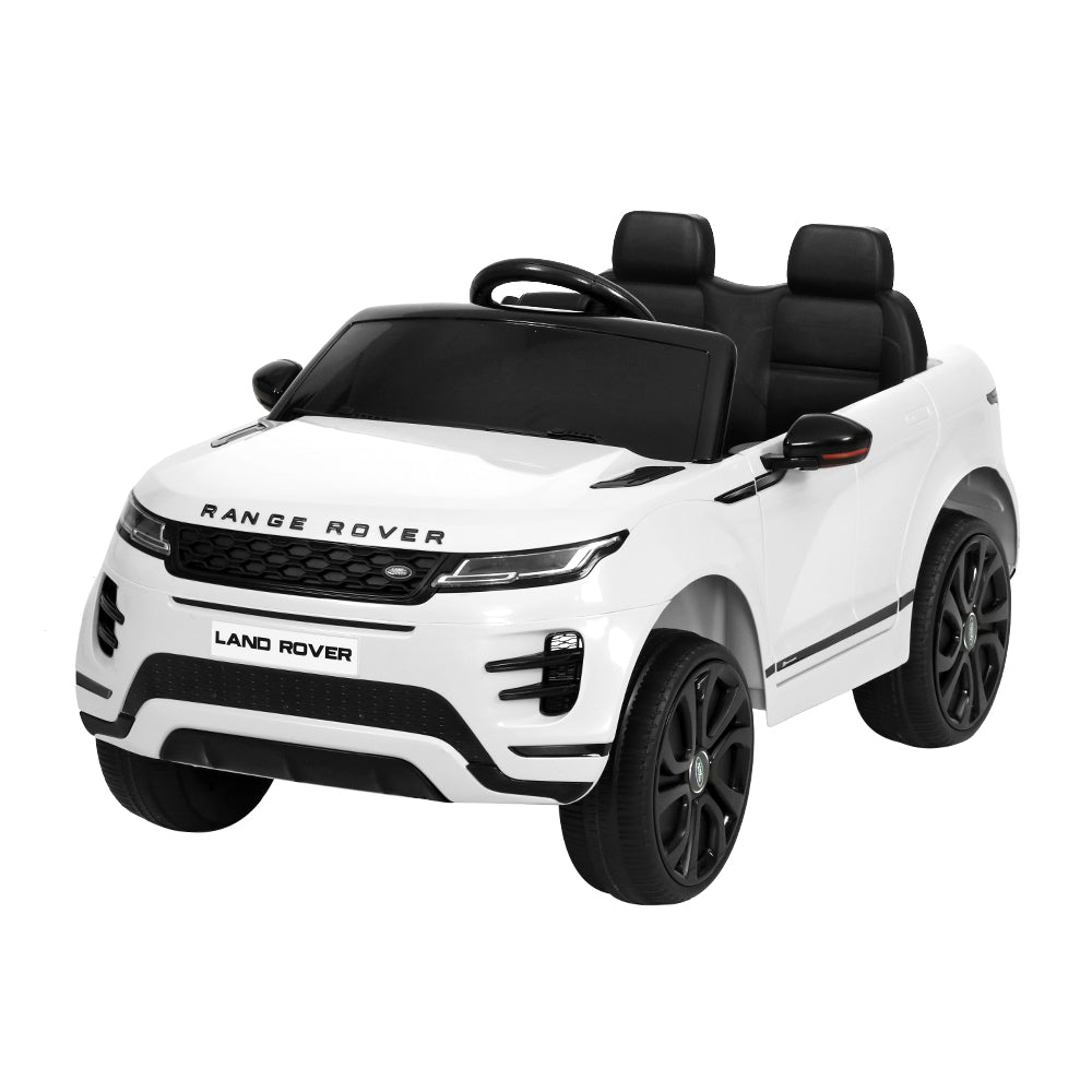 Kids Ride On Car Licensed Land Rover 12V Electric Car Toys Battery Remote White-0