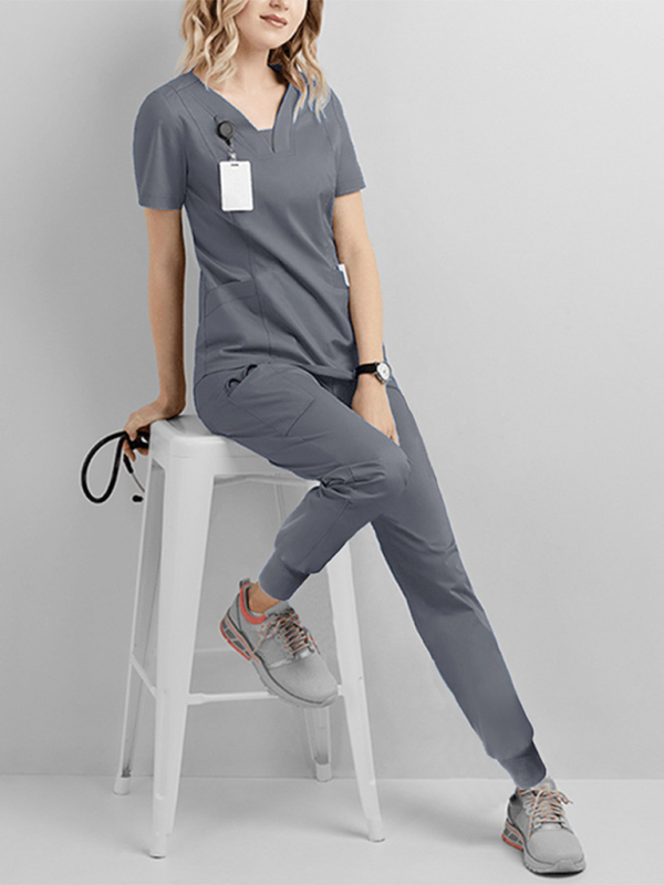 Professional Medical Scrubs Set for Dental, Hospital, and Salon Staff