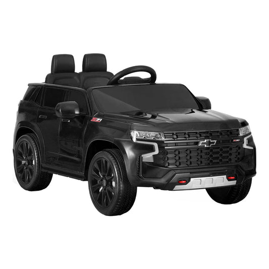 Kids Ride On Car Licensed Chevrolet Tahoe Electric Toys Horn Remote 12V Black-0