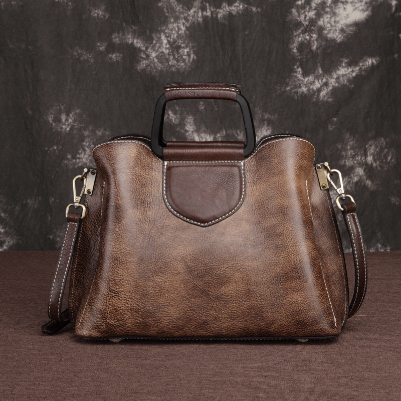 Genuine Leather Handbags Fashion Messenger Bags Cowhide Handbags