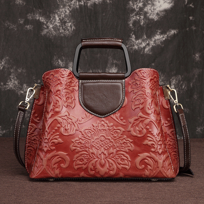 Genuine Leather Handbags Fashion Messenger Bags Cowhide Handbags