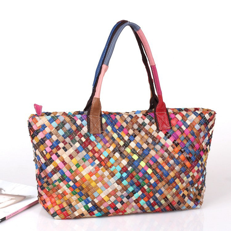 Hand-woven bags - color bags