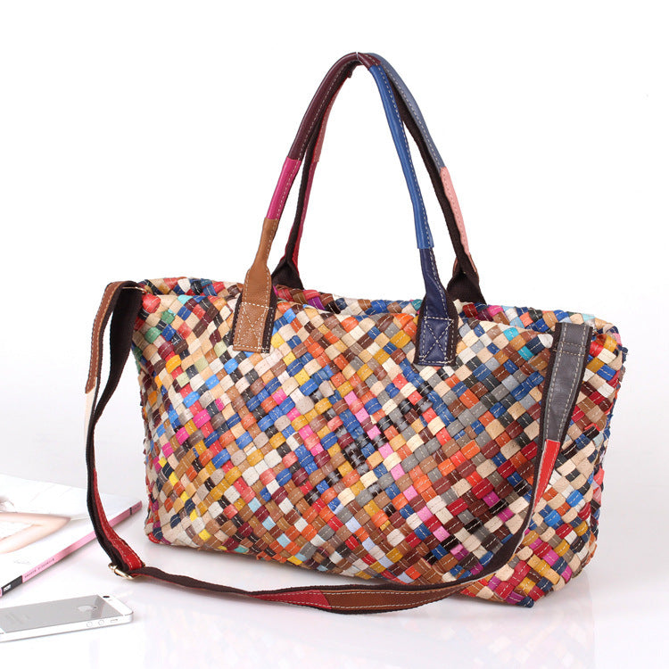 Hand-woven bags - color bags