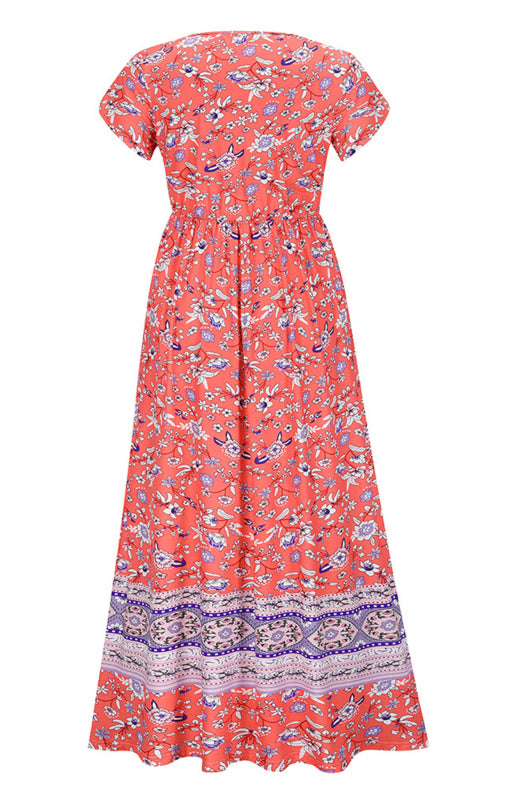 Women's Summer Bohemian Slim Beach Dress