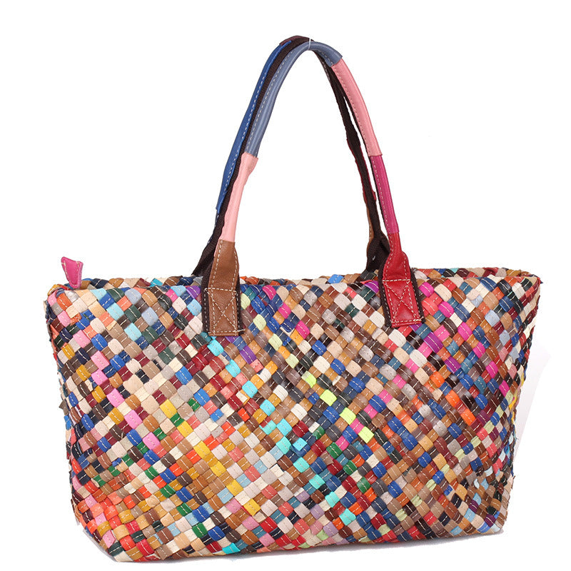 Hand-woven bags - color bags