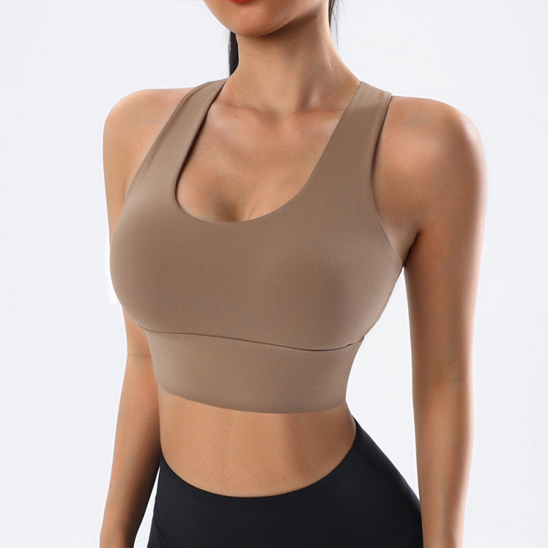New sports underwear women's shockproof running fitness vest quick-drying bra